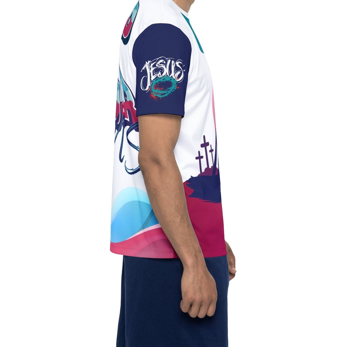 AA1,Died 4 Our Sins Graphic Jersey — "Died 4 Your Sins" All-Over Print