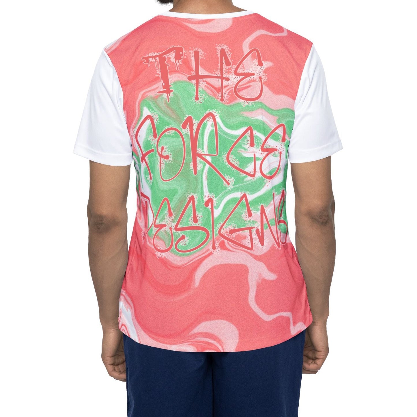 Smile Drip,Men's Sports Jersey (AOP)