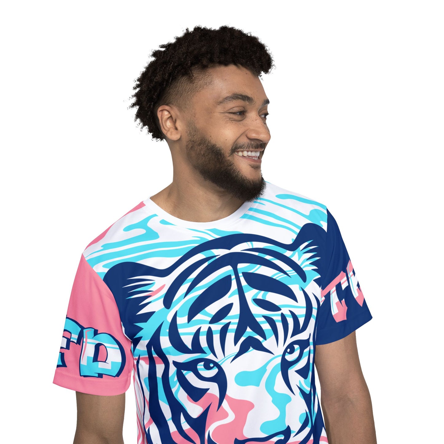 Tiger Head All-Over Print Sports Jersey