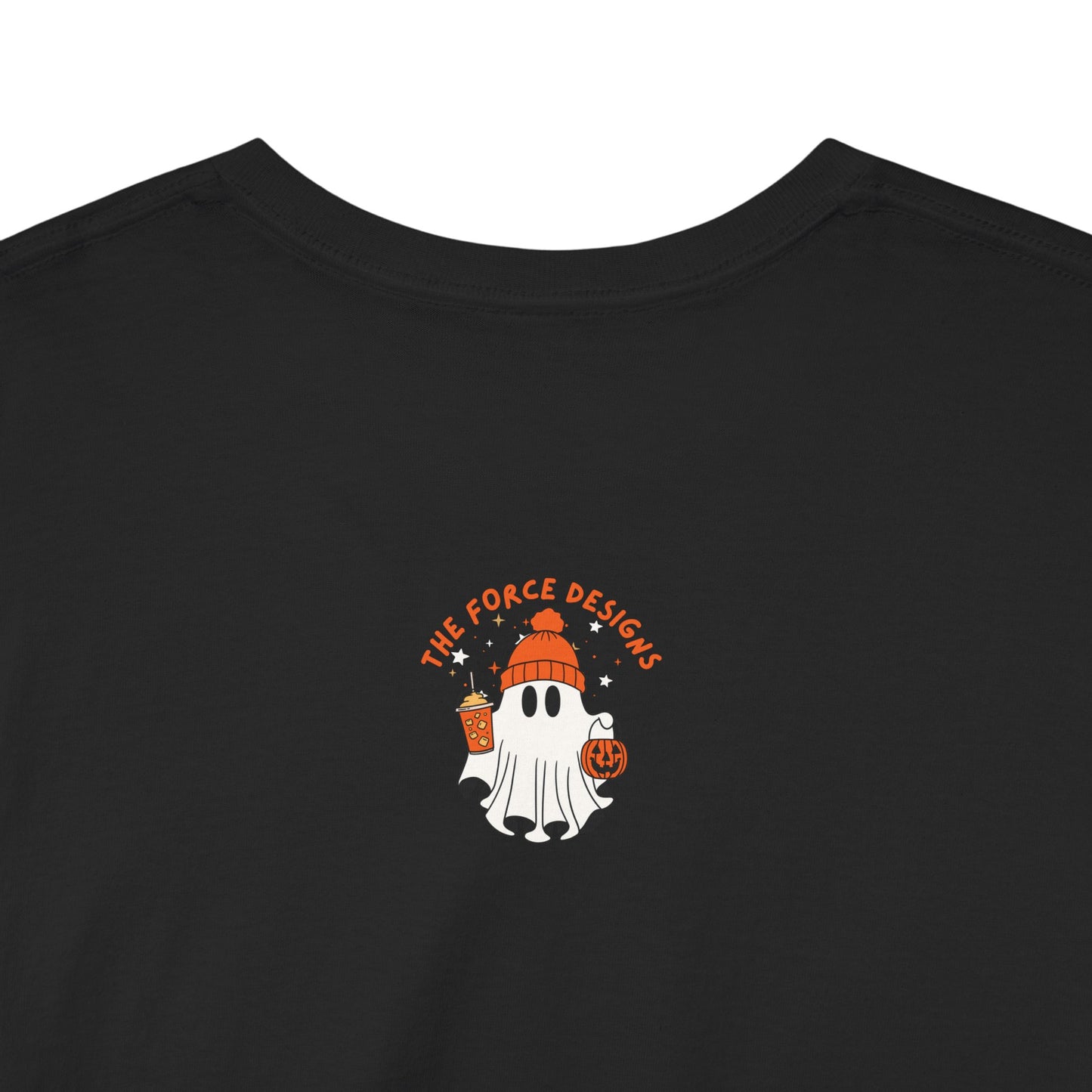 Halloween Ghost Unisex Heavy Cotton Tee, Spooky T-Shirt, Fall Fashion, October Vibes, Graphic Tee, Halloween Apparel, Ghost Design