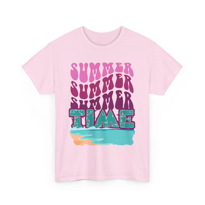Retro Summer Vibes Unisex Heavy Cotton Tee