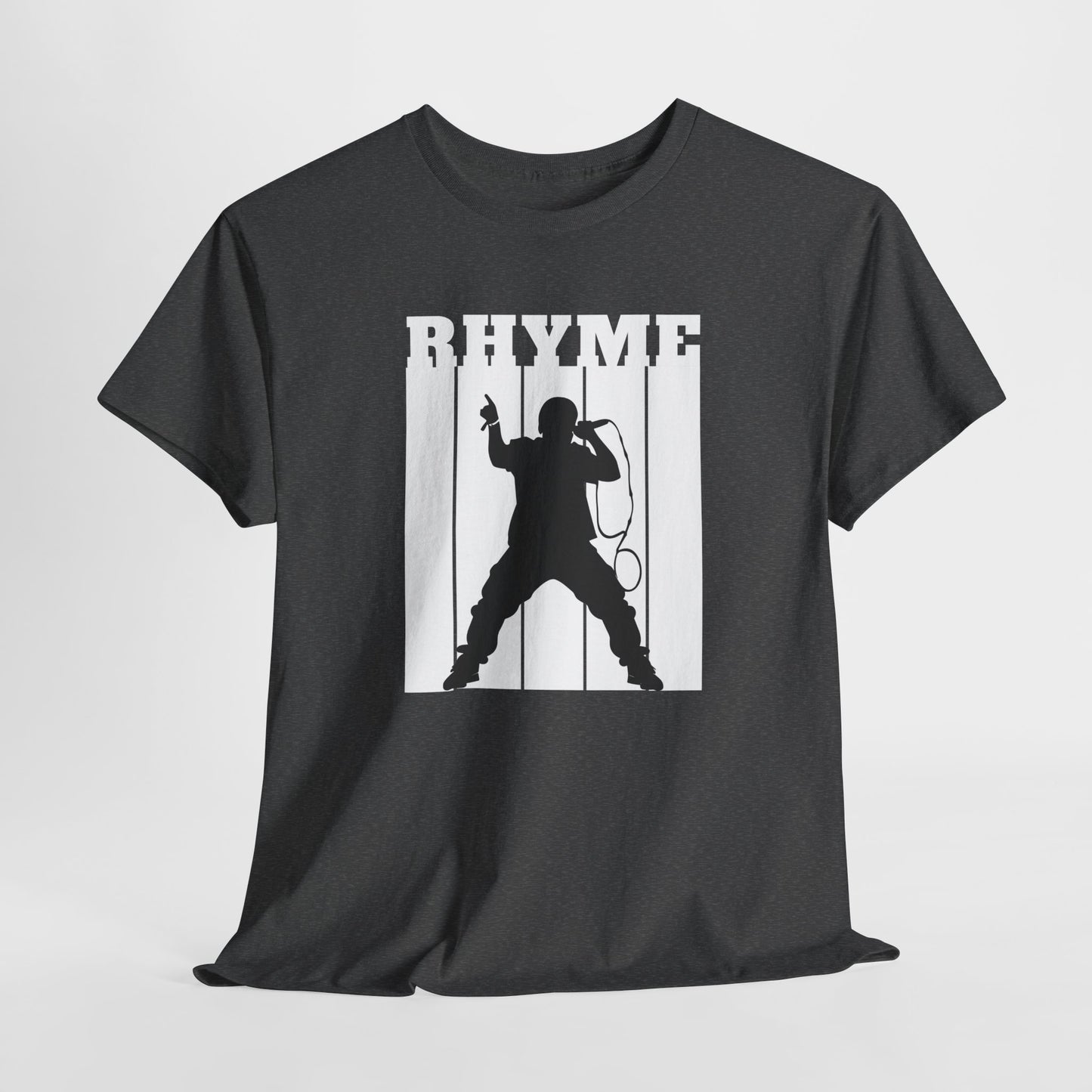 Rhyme,Urban Music Lover Tee, Casual Hip Hop Style Shirt, Rhyme Graphic T-Shirt, Cool Gift for Musicians, Streetwear Fashion