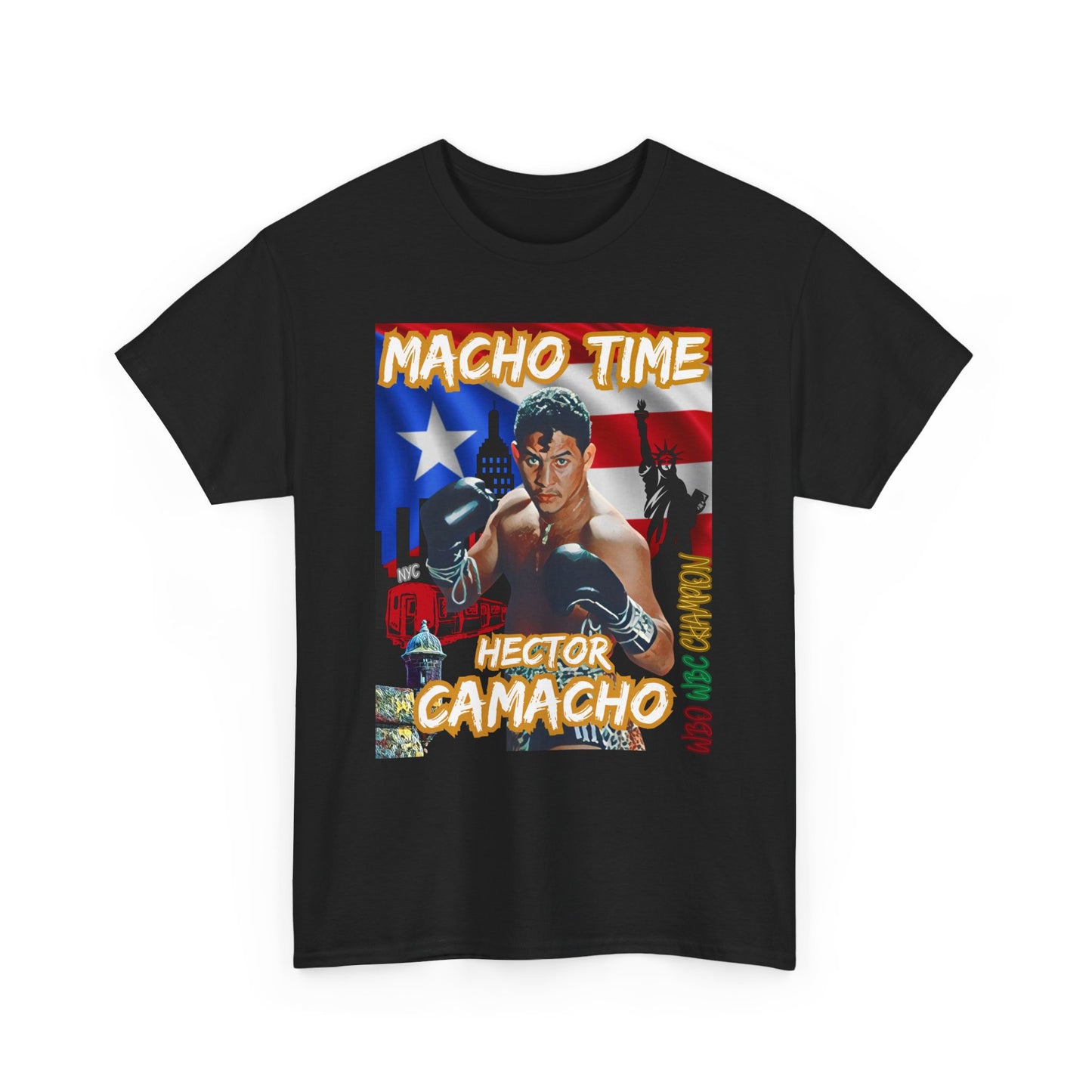 Macho Camacho, The Force Designs, boxing, champion, Boricua,fighter,Unisex Jersey Short Sleeve Tee