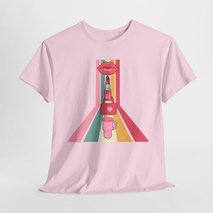 Girl Needs, Colorful Graphic Unisex Heavy Cotton Tee, Stylish T-Shirt for Everyday Wear, Gift for Friends, Summer Fashion, Casual Outfit