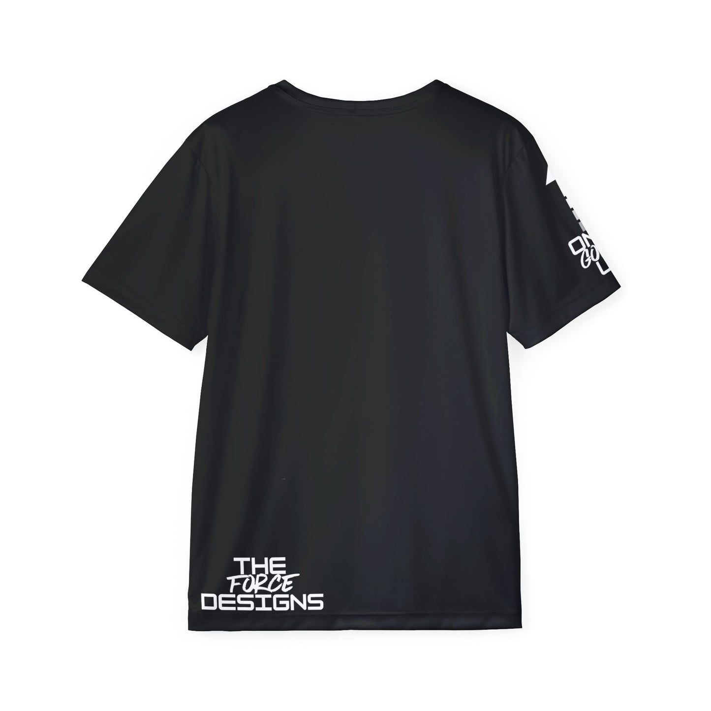 Never Going Back Down — Motivational Men's Athletic Tee