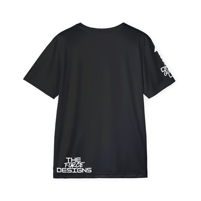 Never Going Back Down — Motivational Men's Athletic Tee