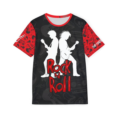 Rock 'N' Roll Men's Jersey — Guitar Silhouette Music Tee