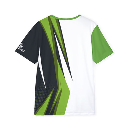 Men's Green Black Athletic Jersey — Performance Sports Tee