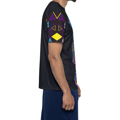 TFD Neon Lightning Sports Jersey — Men’s Graphic Athletic Tee