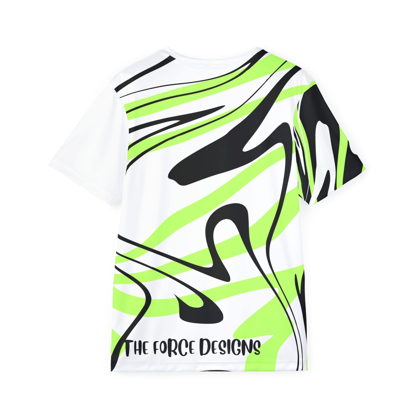 Men's Racing Jersey — Neon Green Sports Car Graphic All-Over Print