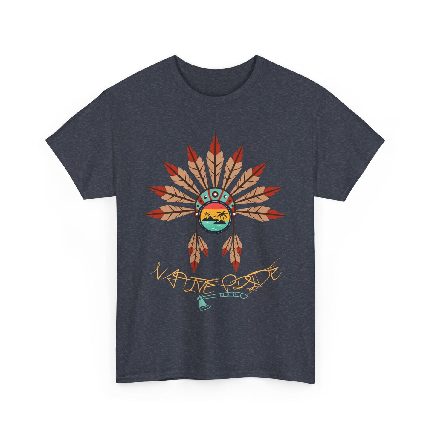 Native Pride, The Force Designs, native tribes, Tainos, all tribes,  native shirt, Unisex Heavy Cotton Tee