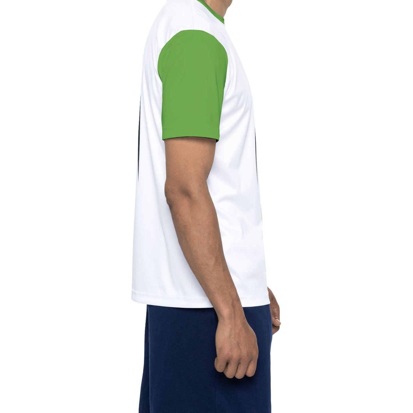 Men's Green Black Athletic Jersey — Performance Sports Tee