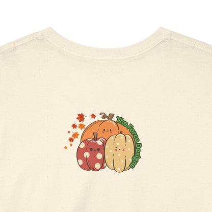Hello Fall-Themed Unisex Heavy Cotton Tee, Seasonal T-Shirt, Autumn Apparel, Perfect for Harvest Celebrations, Cozy Casual Wear, Hello Fall Design