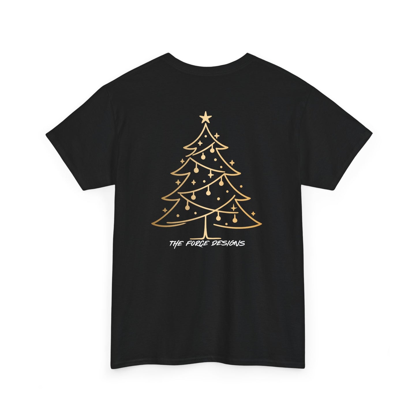 Feliz Navidad Tee — Gold Ornament Christmas Shirt