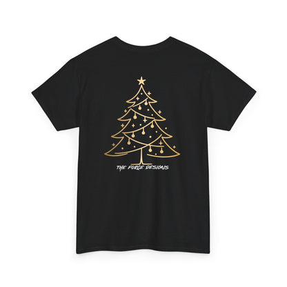 Feliz Navidad Tee — Gold Ornament Christmas Shirt