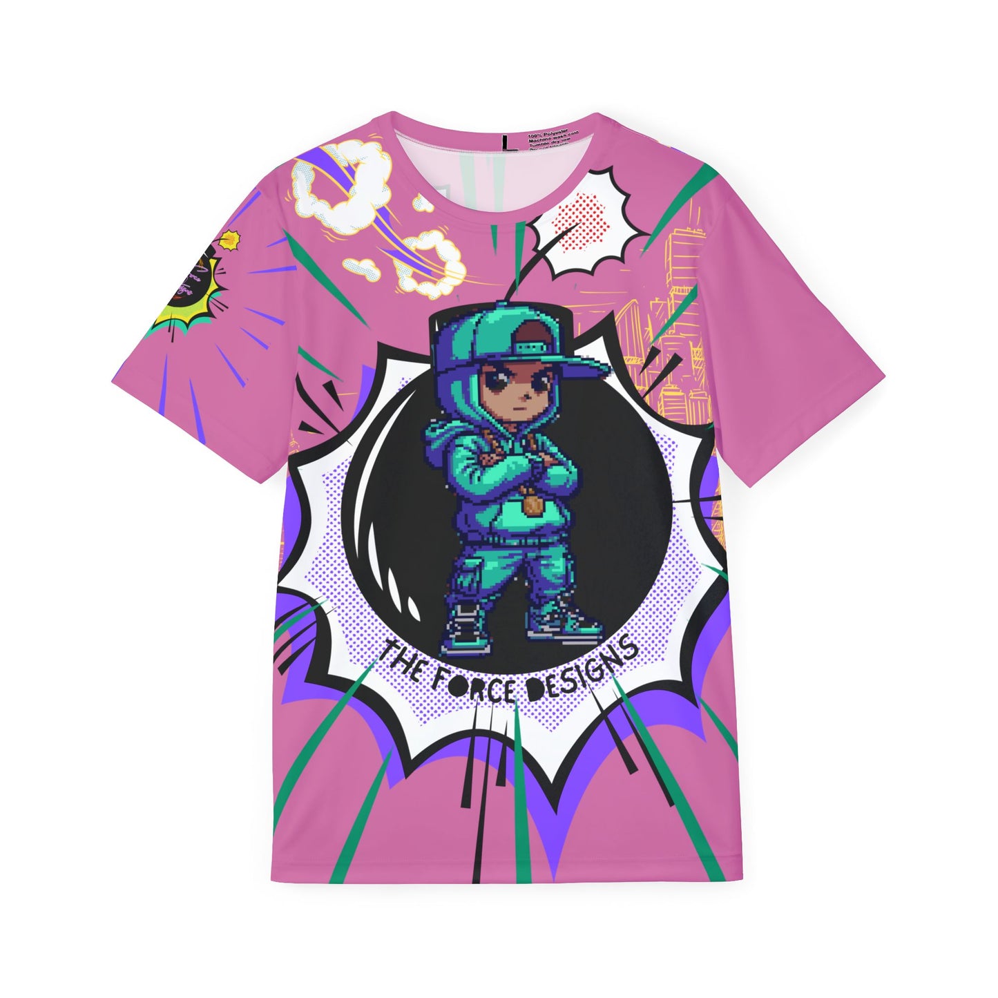 Street Global,Sports Jersey — 'The Force Designs' Urban Cartoon Print