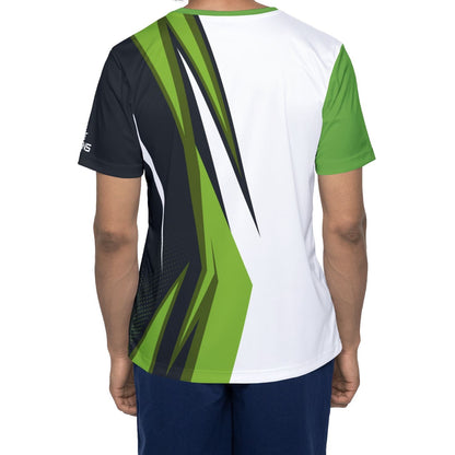 Men's Green Black Athletic Jersey — Performance Sports Tee
