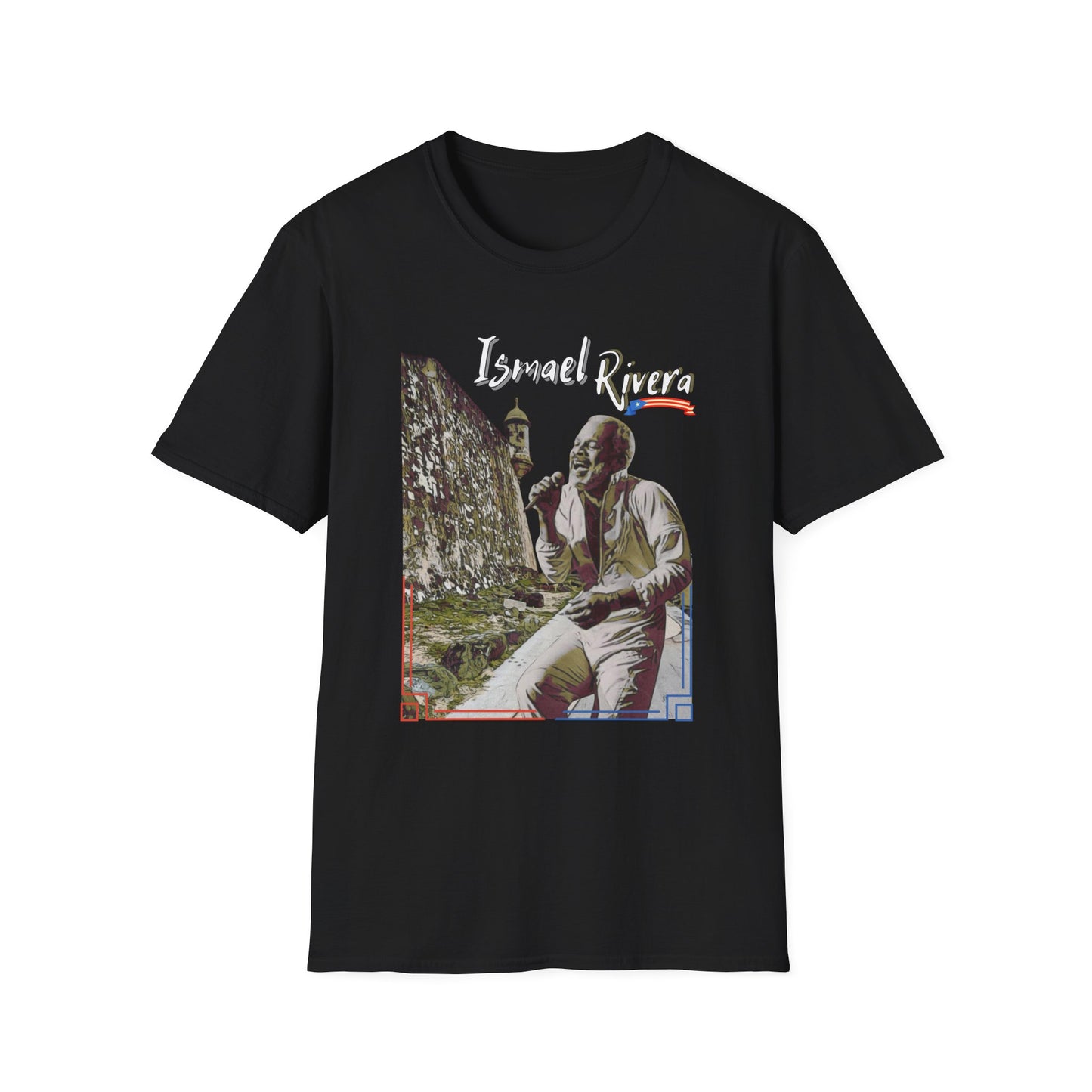 Ismael Rivera, The Force Designs, salsero, salsa, boricua, Puerto Rico, cantante, Unisex Softstyle T-Shirt