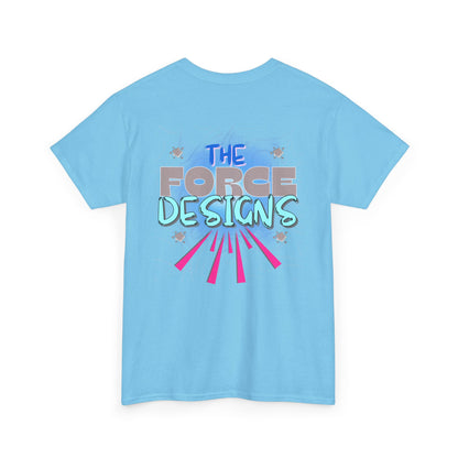 Urban Cartoon Unisex Heavy Cotton Tee - Street Style Graphic T-Shirt