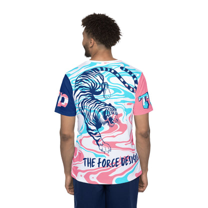 Tiger Head All-Over Print Sports Jersey