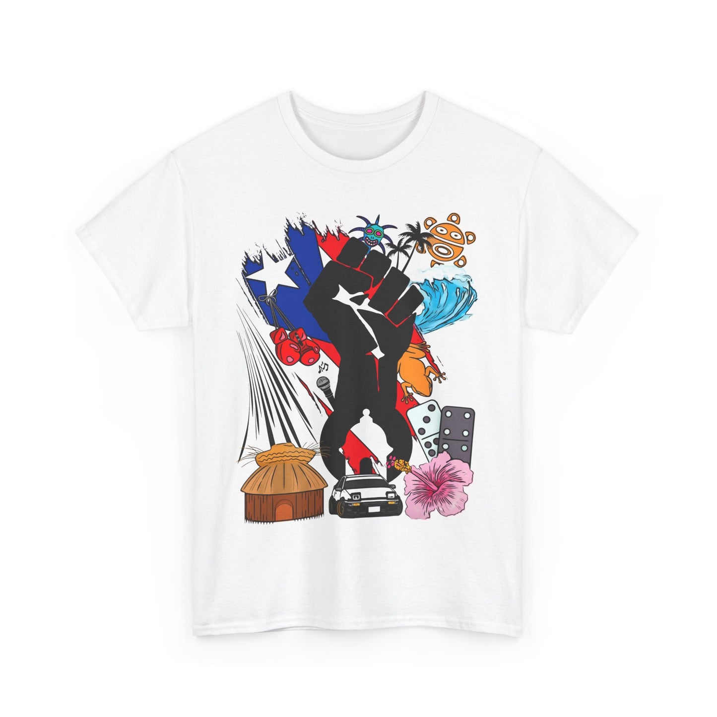 Boricua Culture, The Force Designs, Puerto Rico, Jibaro, Boricua, PR shirt, Unisex Heavy Cotton Tee