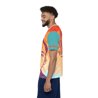 MLK,Sports Jersey — Vibrant Abstract Portrait All-Over Print