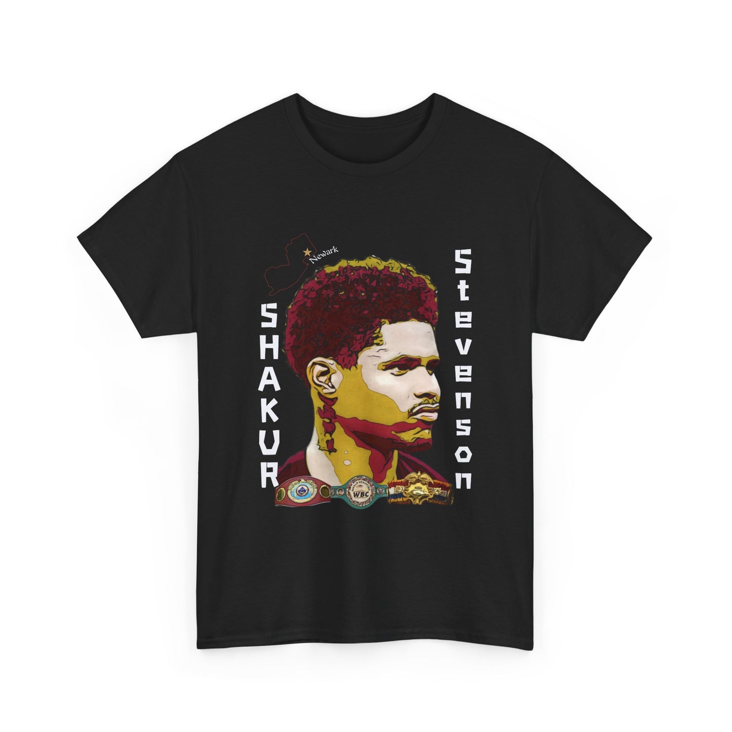 Shakur Stevenson, The Force Designs, boxing shirt, boxing champion, undefeated, Newark, fighter,Unisex Heavy Cotton Tee