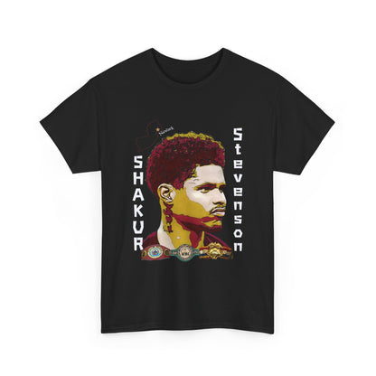 Shakur Stevenson, The Force Designs, boxing shirt, boxing champion, undefeated, Newark, fighter,Unisex Heavy Cotton Tee