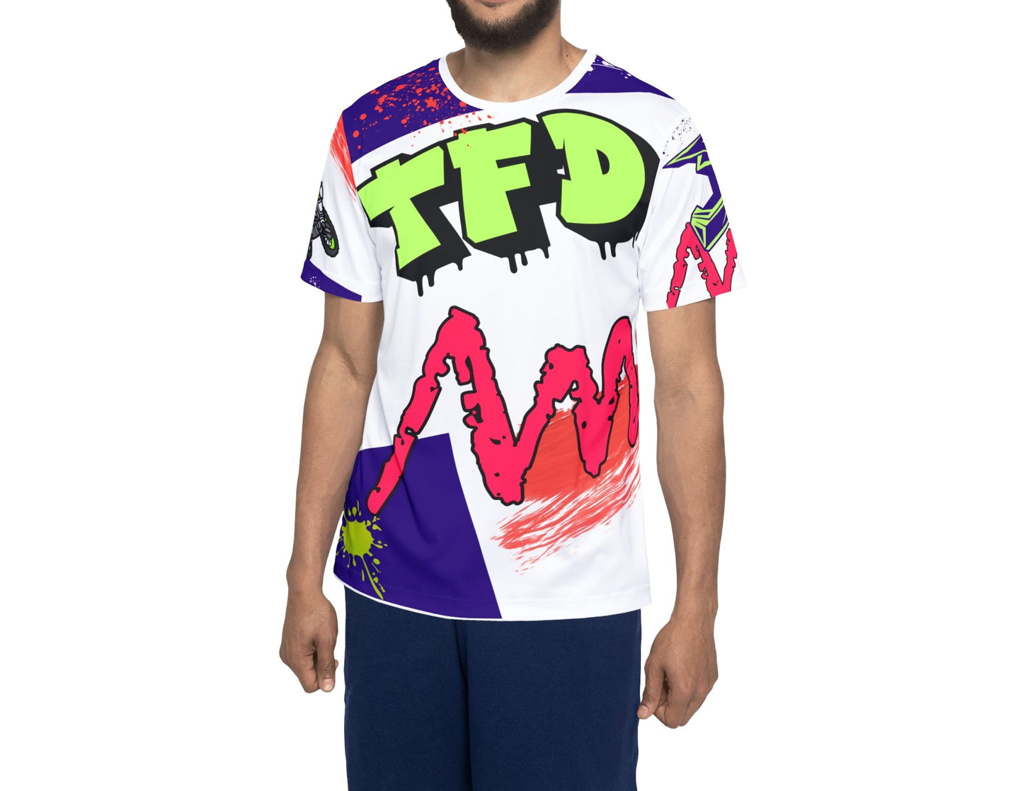 Motorcross 'TFD' Men's Sports Jersey — Bold Streetwear Athletic Tee