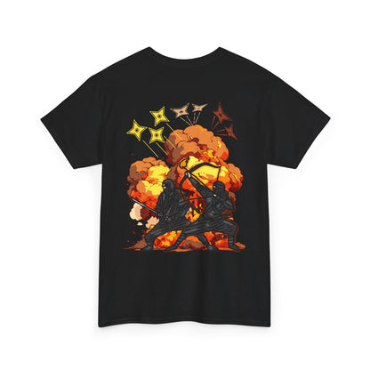 TFD Ninja Graphic Tee - Unisex Heavy Cotton T-Shirt, Sci-Fi Fan Merch, Battle Inspired Apparel, Unique Gift for Gamers & Collectors