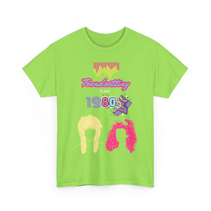 Retro 1980s Unisex Heavy Cotton Tee - Trendsetting Graphic Shirt