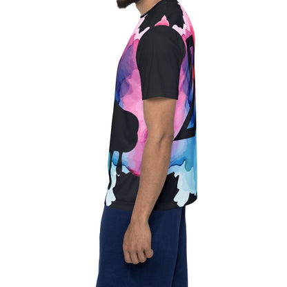 X Colorful Drip Portrait Sports Jersey