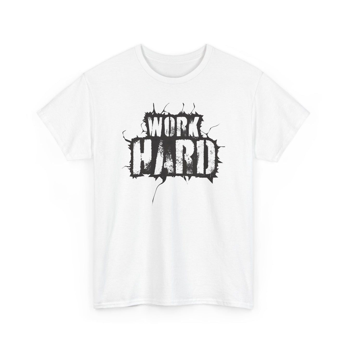 Motivational Work Hard Tee: Casual Unisex Cotton Shirt for Gym, Fitness, Office, Encouragement, Inspirational Gift