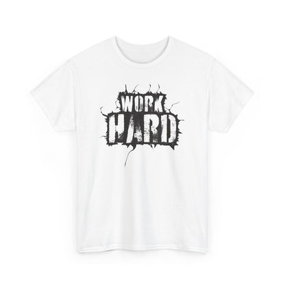 Motivational Work Hard Tee: Casual Unisex Cotton Shirt for Gym, Fitness, Office, Encouragement, Inspirational Gift