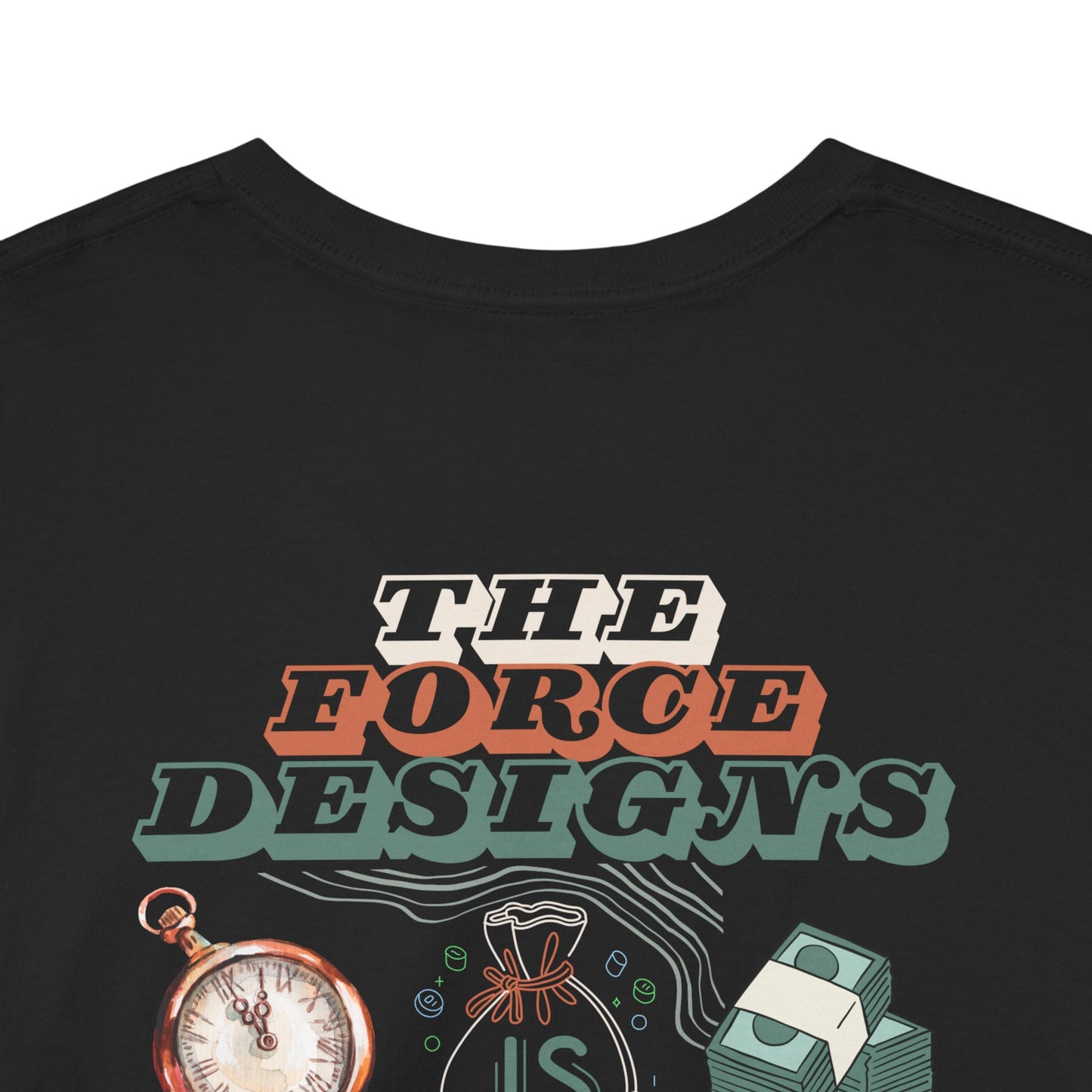 Time is Money Graphic Tee - Unisex Heavy Cotton Shirt