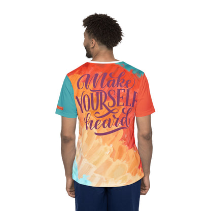 MLK,Sports Jersey — Vibrant Abstract Portrait All-Over Print