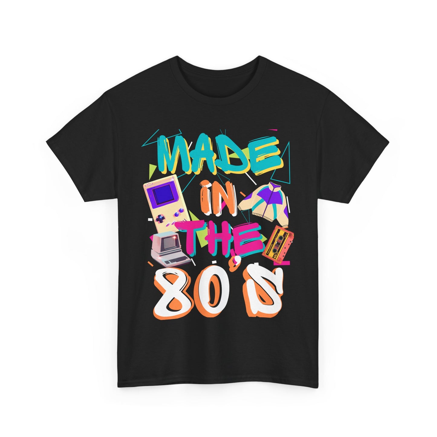 Made in the 80s, The Force Designs, vintage shirt, retro, old school shirt, old fashion, fashion, throwback,Unisex Jersey Short Sleeve Tee