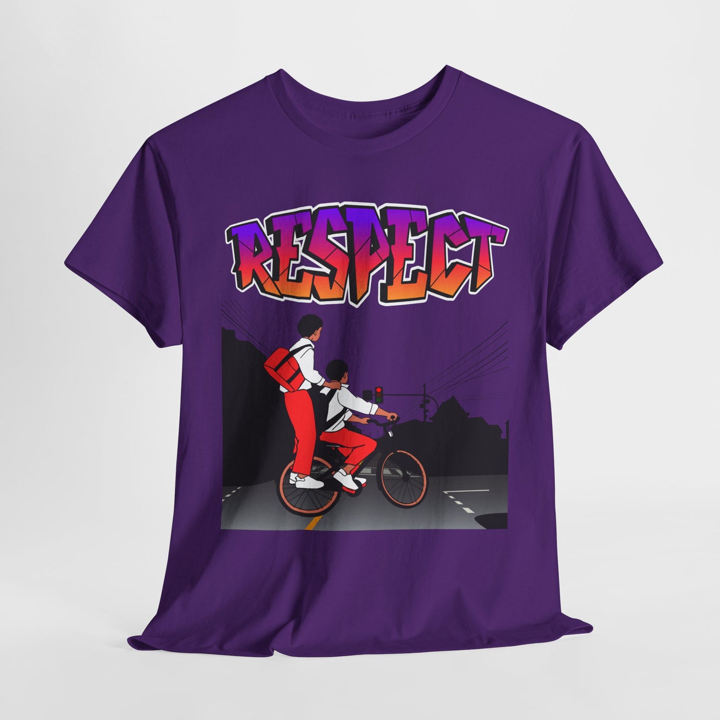Respect da tow,Vibrant Graphic Tee, Street Style, Unisex Heavy Cotton Shirt, Urban Fashion, Cool Casual Wear, Perfect Gift