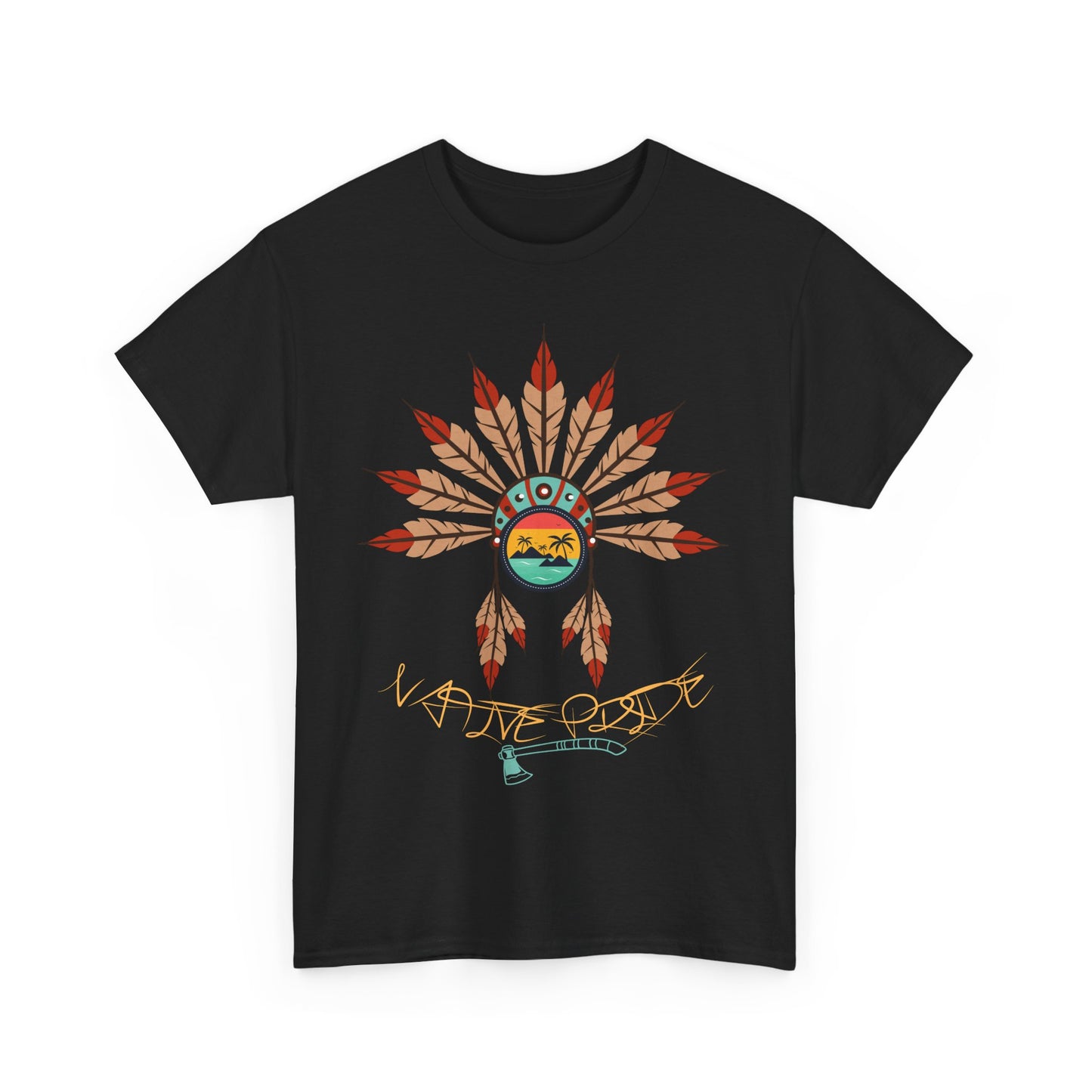 Native Pride, The Force Designs, native tribes, Tainos, all tribes,  native shirt, Unisex Heavy Cotton Tee