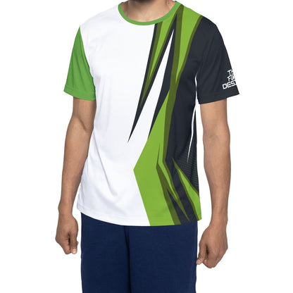 Men's Green Black Athletic Jersey — Performance Sports Tee