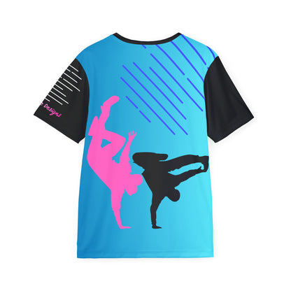 Let The Music Play! Men's Sports Jersey — Dance & Breakdance Graphic Tee
