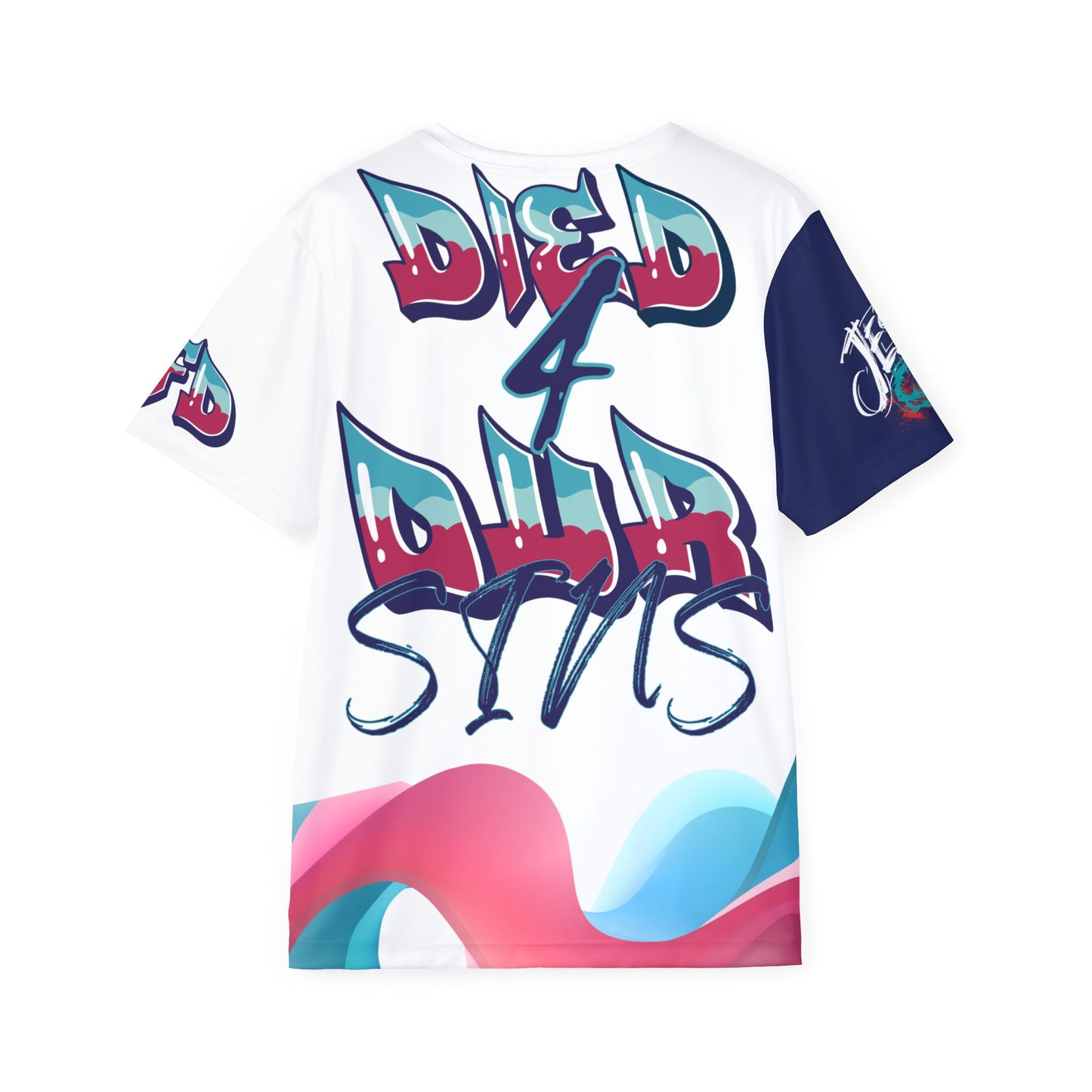 AA1,Died 4 Our Sins Graphic Jersey — "Died 4 Your Sins" All-Over Print