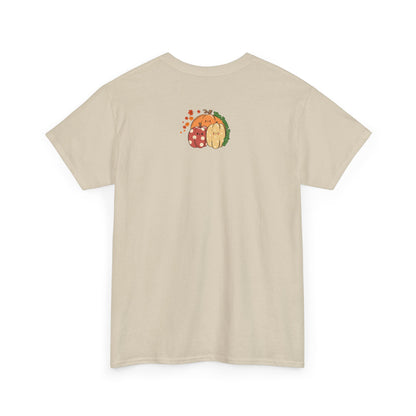 Hello Fall-Themed Unisex Heavy Cotton Tee, Seasonal T-Shirt, Autumn Apparel, Perfect for Harvest Celebrations, Cozy Casual Wear, Hello Fall Design