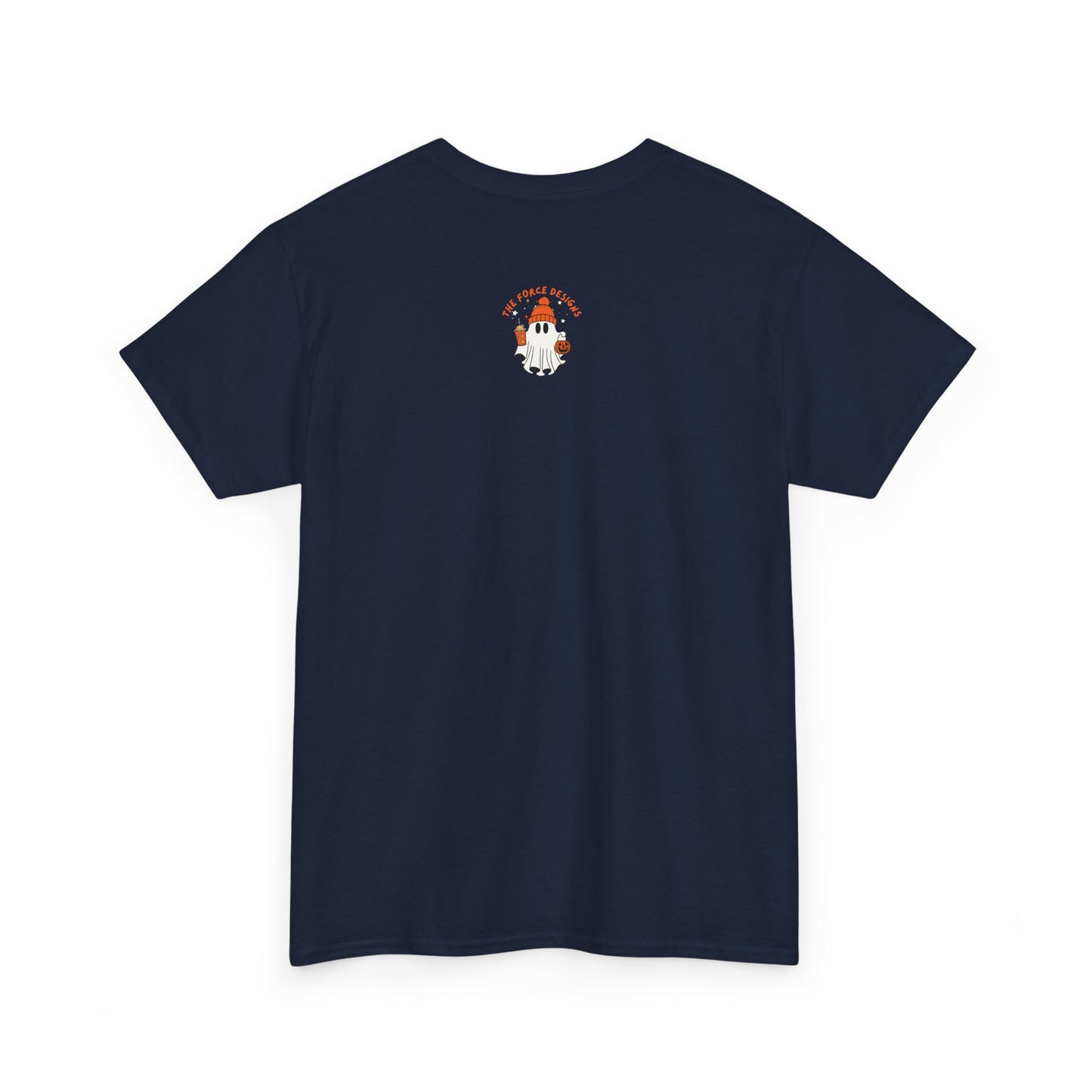 Halloween Ghost Unisex Heavy Cotton Tee, Spooky T-Shirt, Fall Fashion, October Vibes, Graphic Tee, Halloween Apparel, Ghost Design
