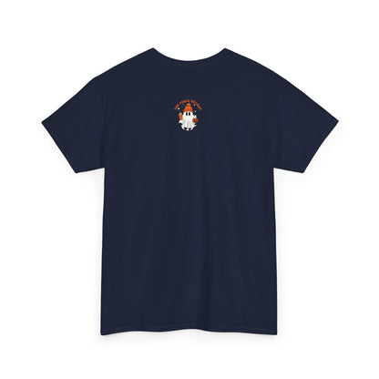 Halloween Ghost Unisex Heavy Cotton Tee, Spooky T-Shirt, Fall Fashion, October Vibes, Graphic Tee, Halloween Apparel, Ghost Design