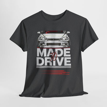 Made to Drive Unisex Heavy Cotton Tee | Perfect for Car Enthusiasts & Racing Fans