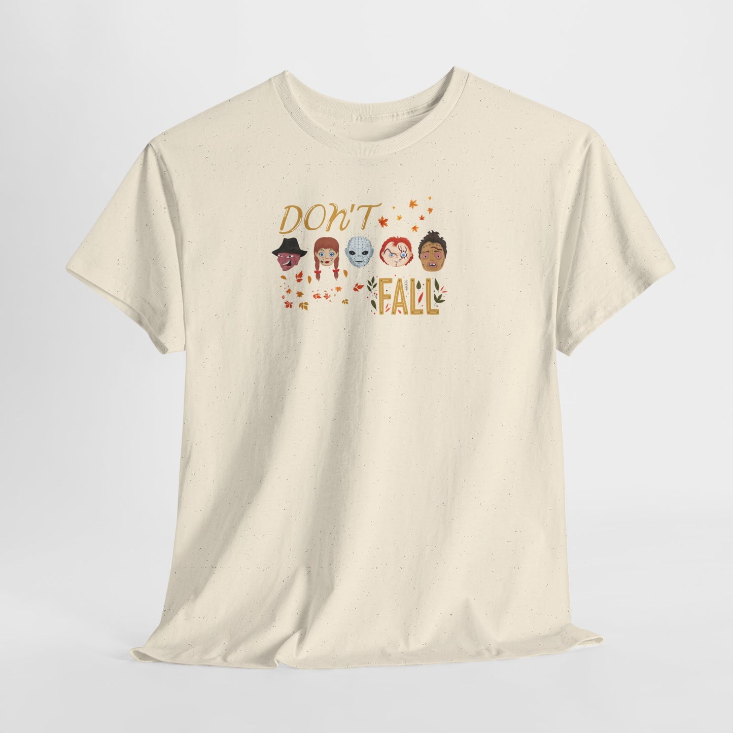 Don’t Fall-themed Unisex Tee, Spooky Halloween Shirt, Graphic Tee for October, Cosplay Costume Top, Autumn Vibes Merchandise