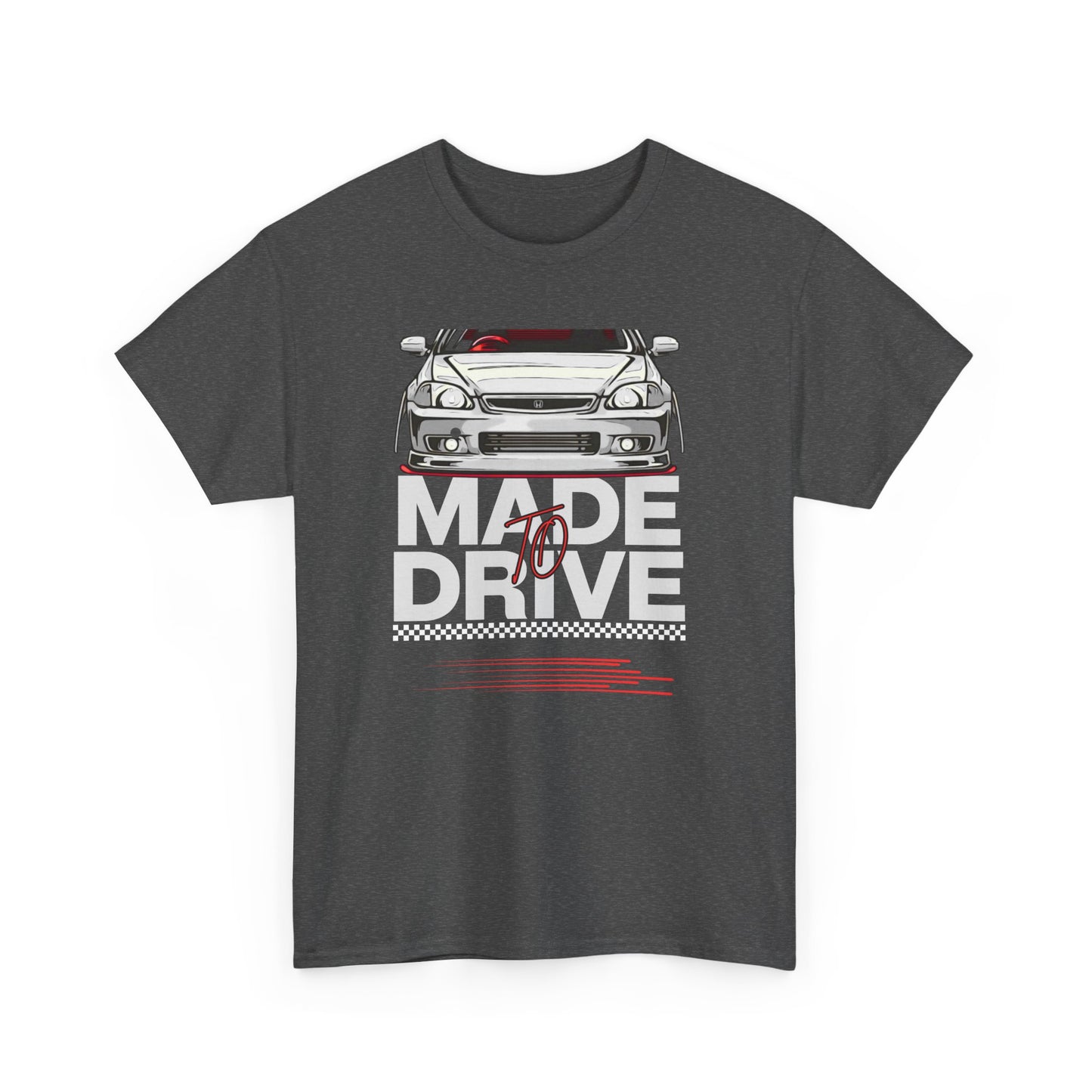 Made to Drive Unisex Heavy Cotton Tee | Perfect for Car Enthusiasts & Racing Fans