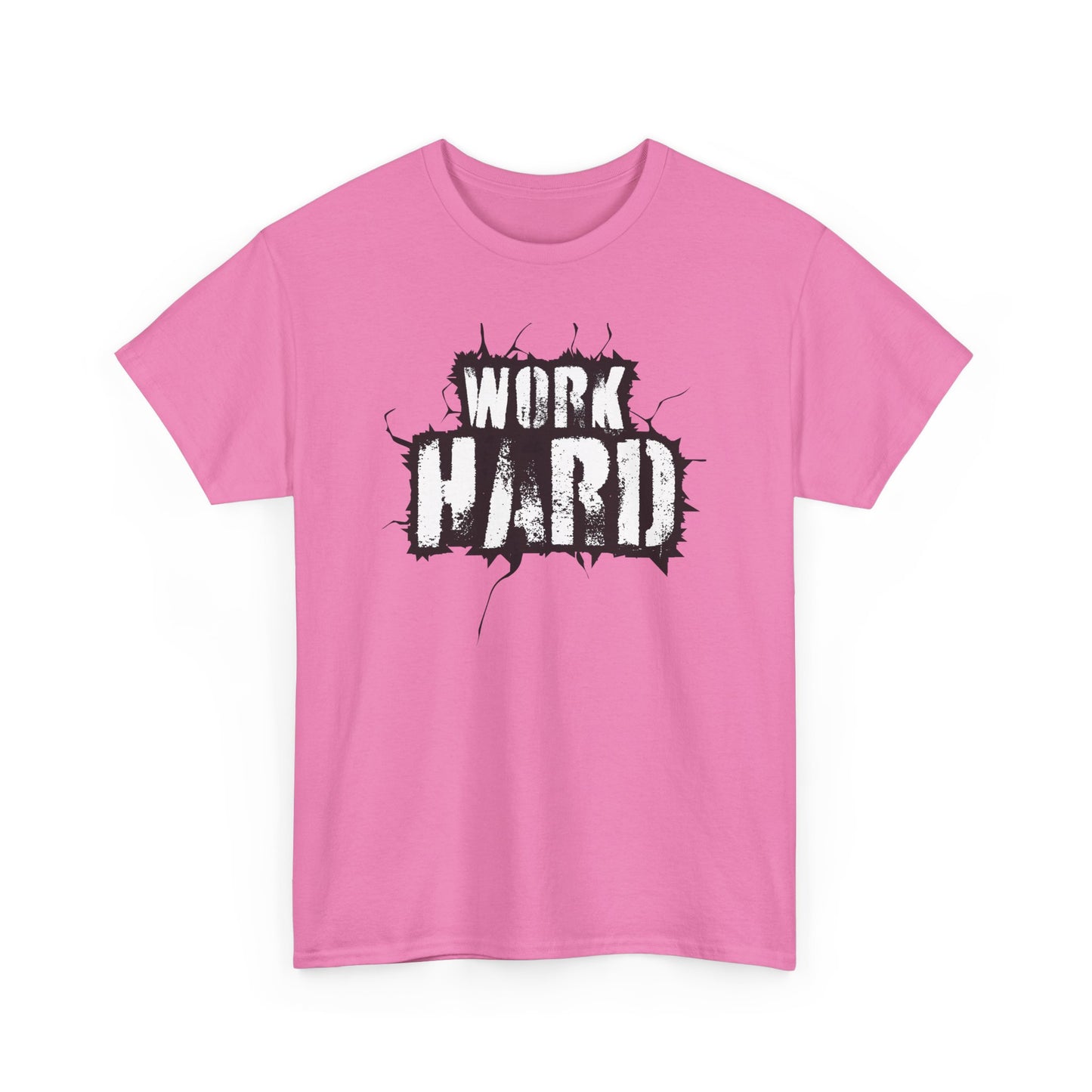 Motivational Work Hard Tee: Casual Unisex Cotton Shirt for Gym, Fitness, Office, Encouragement, Inspirational Gift