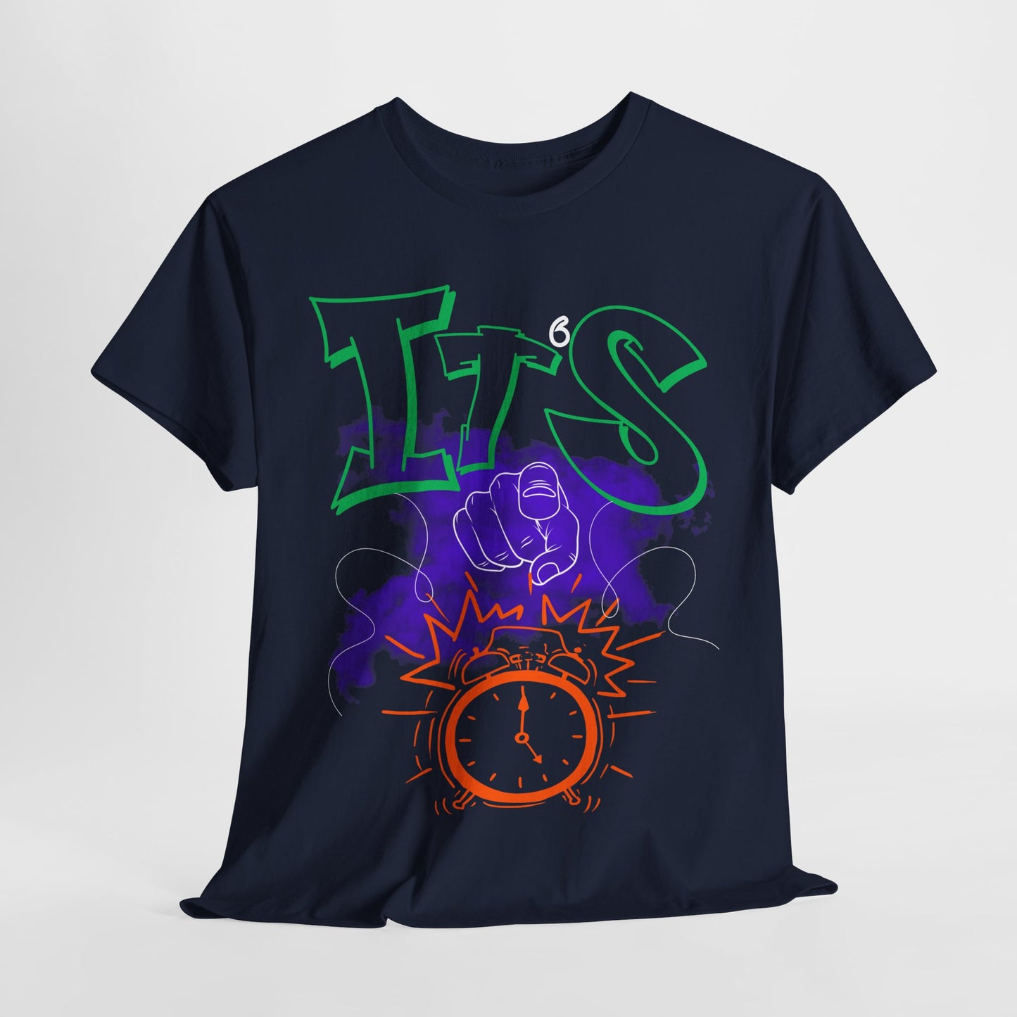 It’s Your Time,Vibrant Graphic Tee for Everyday Adventures, Unisex Heavy Cotton Tee, Casual Outfit, Gift for Friends, Statement Shirt, Relaxed Fit